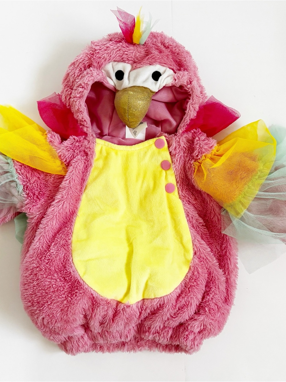 Hyde & EEK! Boutique Infant Parrot Pullover Pink 0-6 Months Halloween Costume